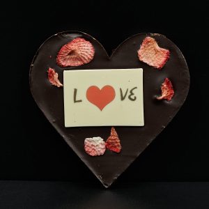 Serce czekoladowe dla zakochanych